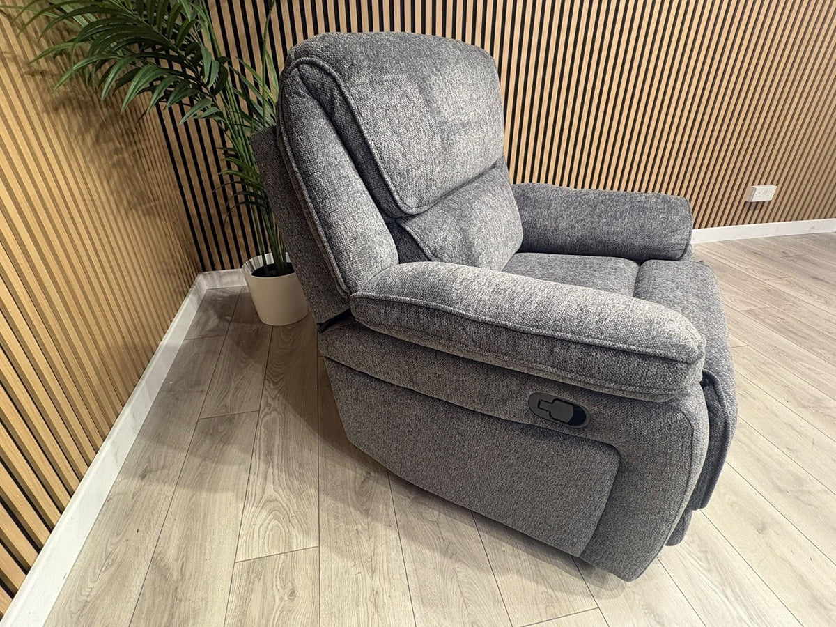 ORLANDO Fabric Power Recliner Armchair - RRP £1399