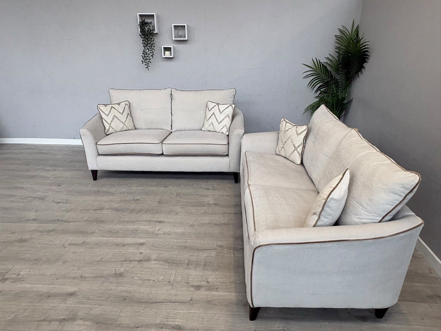 Furniture Village SOHO Fabric 3 + 3 Seater Sofa Set - RRP £2790