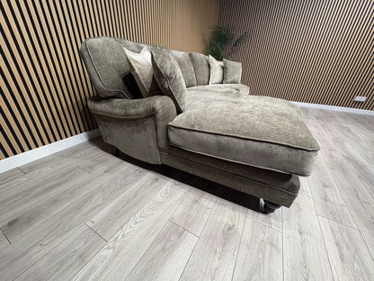 Laura Ashley HERITAGE Style Fabric 3 Seater Chaise Sofa - RRP £2,800