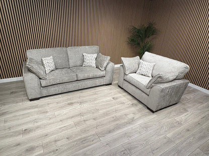NEXT Stamford Style Fabric 3 Seater Sofa + Love Chair Set - RRP £2250