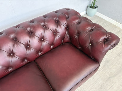 F.V. At The Helm Shackleton Leather Chesterfield 4 Seater Sofa - RRP £2,895
