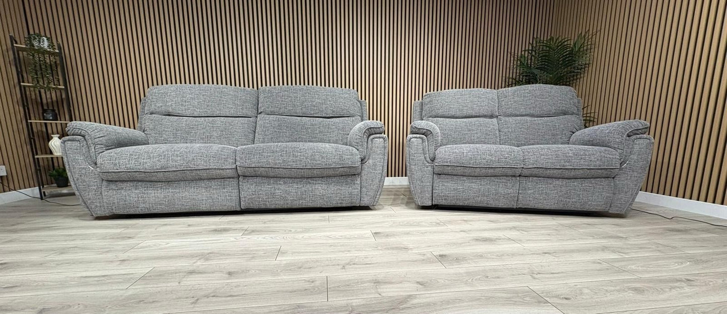 SCS Ashton Fabric Power Recliner 3 + 2 Seater Sofa Set - RRP £2998
