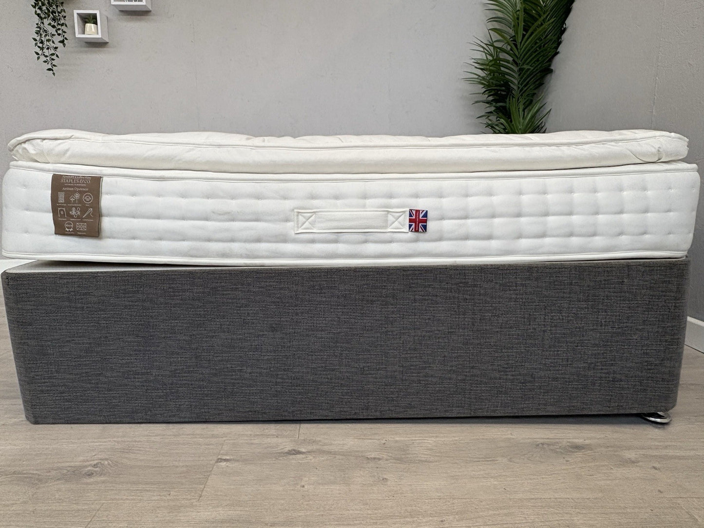 Staples and Co Artisan OPULENCE Extra Length Mattress, 5ft Kingsize, Medium