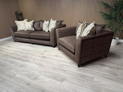 Ashley Manor SAN MATTEO 4 Seater Sofa + Love Chair Set - RRP £5290