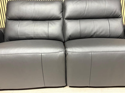 DFS Sample Bellagio Leather 3 Seater + 2 Seater Sofa Set, Power Recliners RRP: £3840