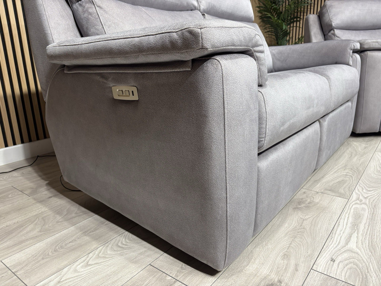 G Plan THORNBURY Fabric 2 Seater Sofa + Armchair, Power Recliners - RRP £5,940