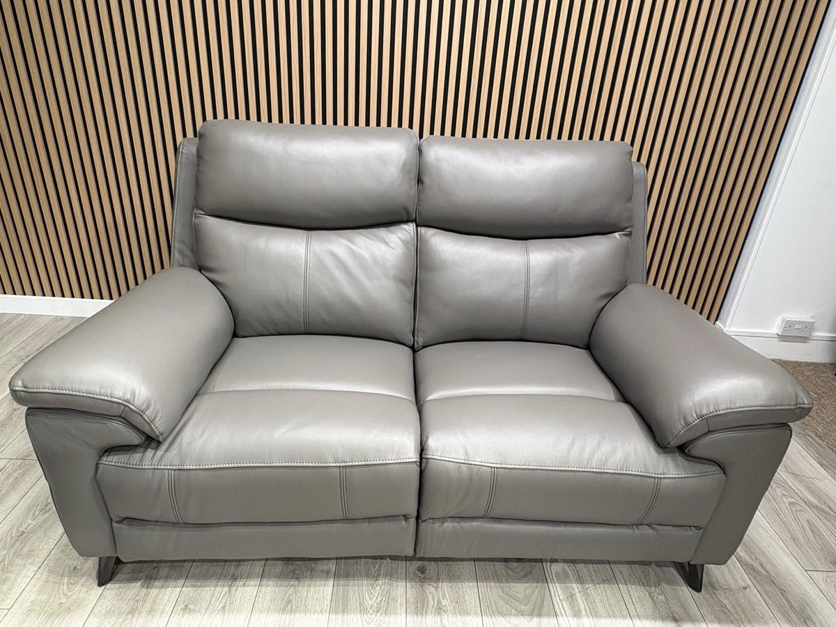 Furniture Village PANACHE Style Leather 3 + 2 Seater Power Recliner Sofa Set
