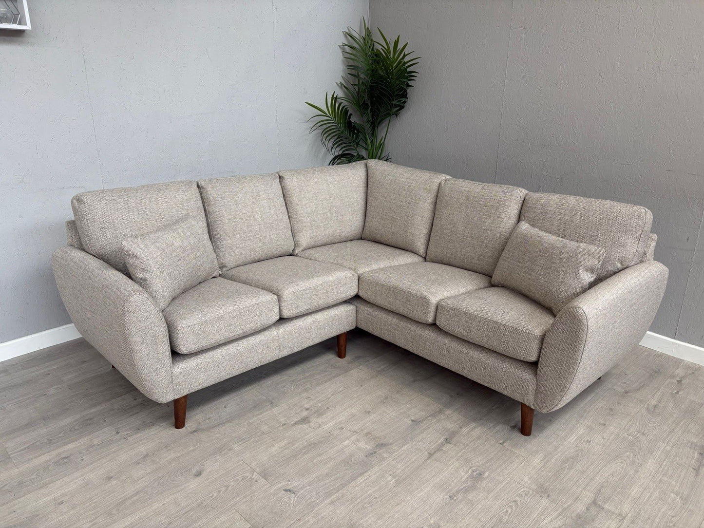 NEXT - WILSON Fabric Small Corner Sofa ( 2 Corner 2 ) Mid Natural - RRP £1,550