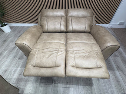 DFS 3 Seater + 2 Seater Fabric Power Recliner Sofa Set - RRP £3698