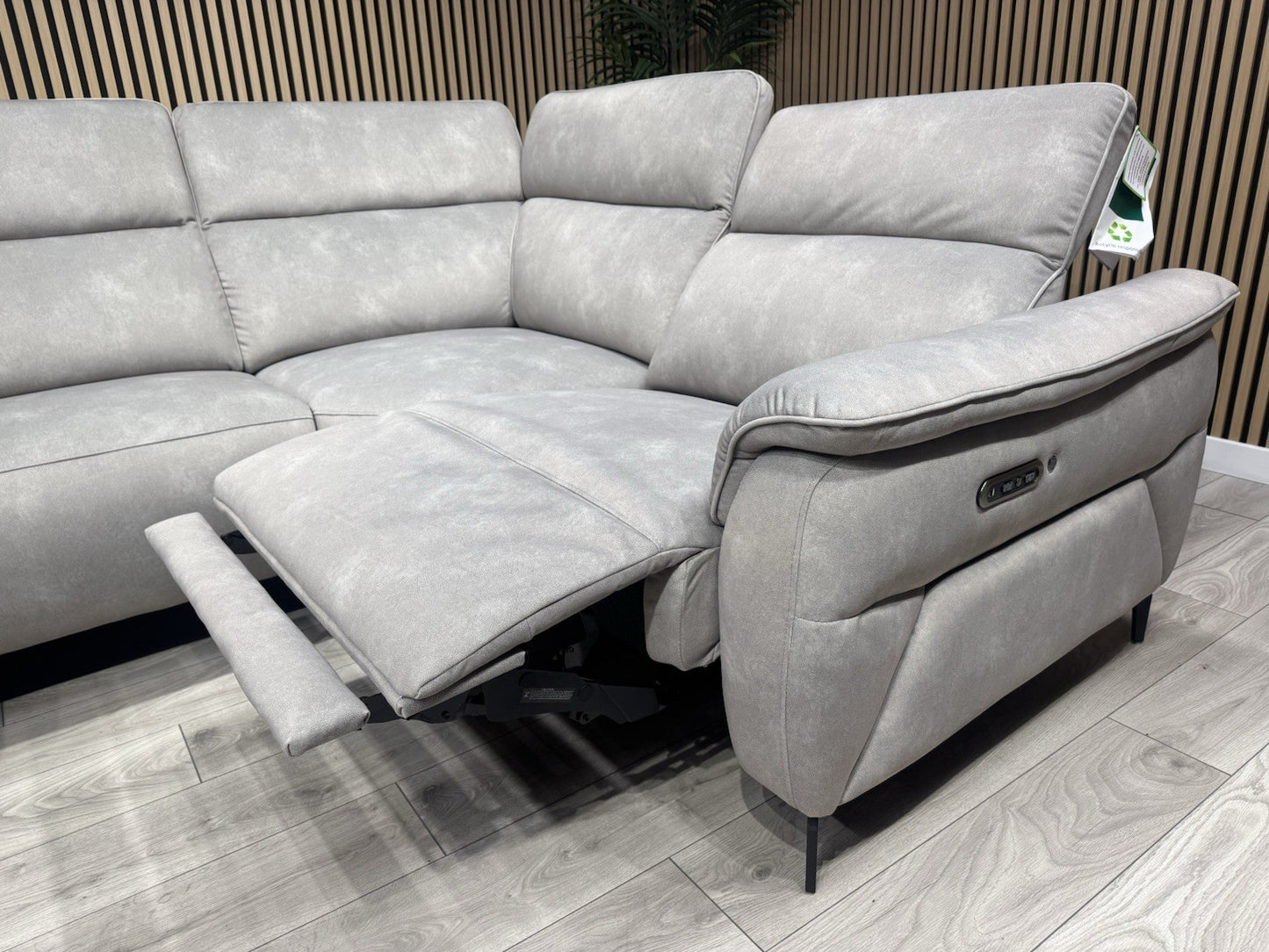 Furniture Village EZRA Style Fabric RHF Corner Sofa Power Recliners - RRP £3295