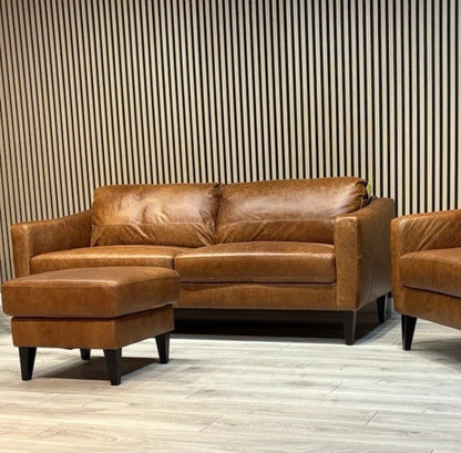 John Lewis BAILEY Style Leather 3 Seater Sofa