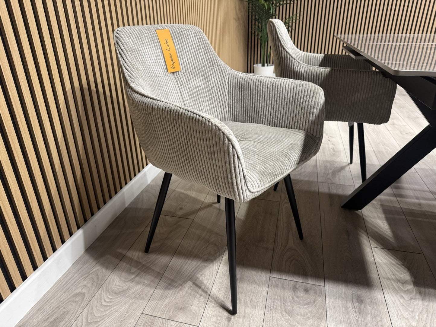 NEXT Sample - CRETE Marble Effect Extending Dining Table + 4 x Chairs. RRP £1899