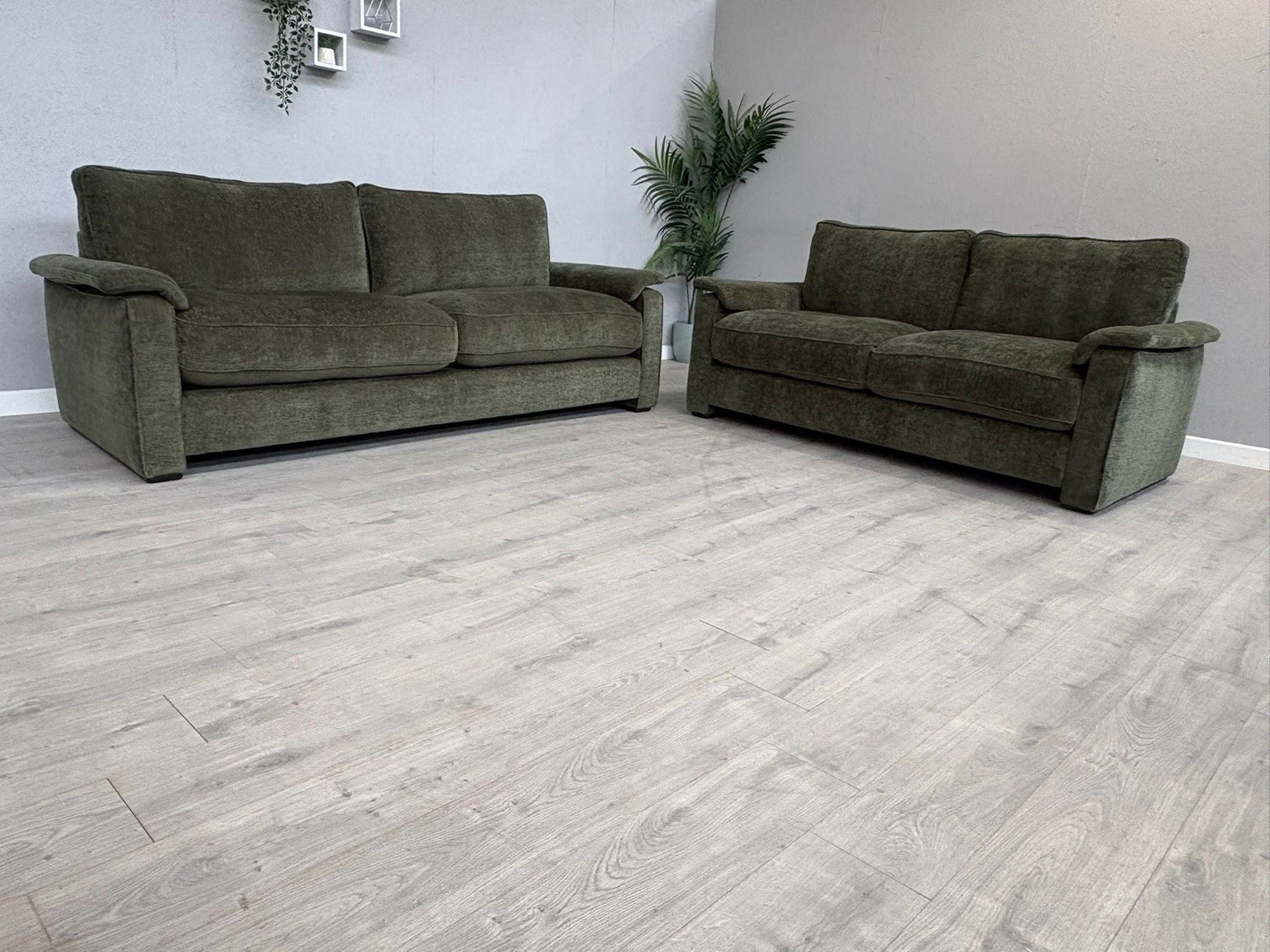 Furniture Village BOXY Fabric 3 + 2 Seater Mini Arm Sofa Set - RRP £3690
