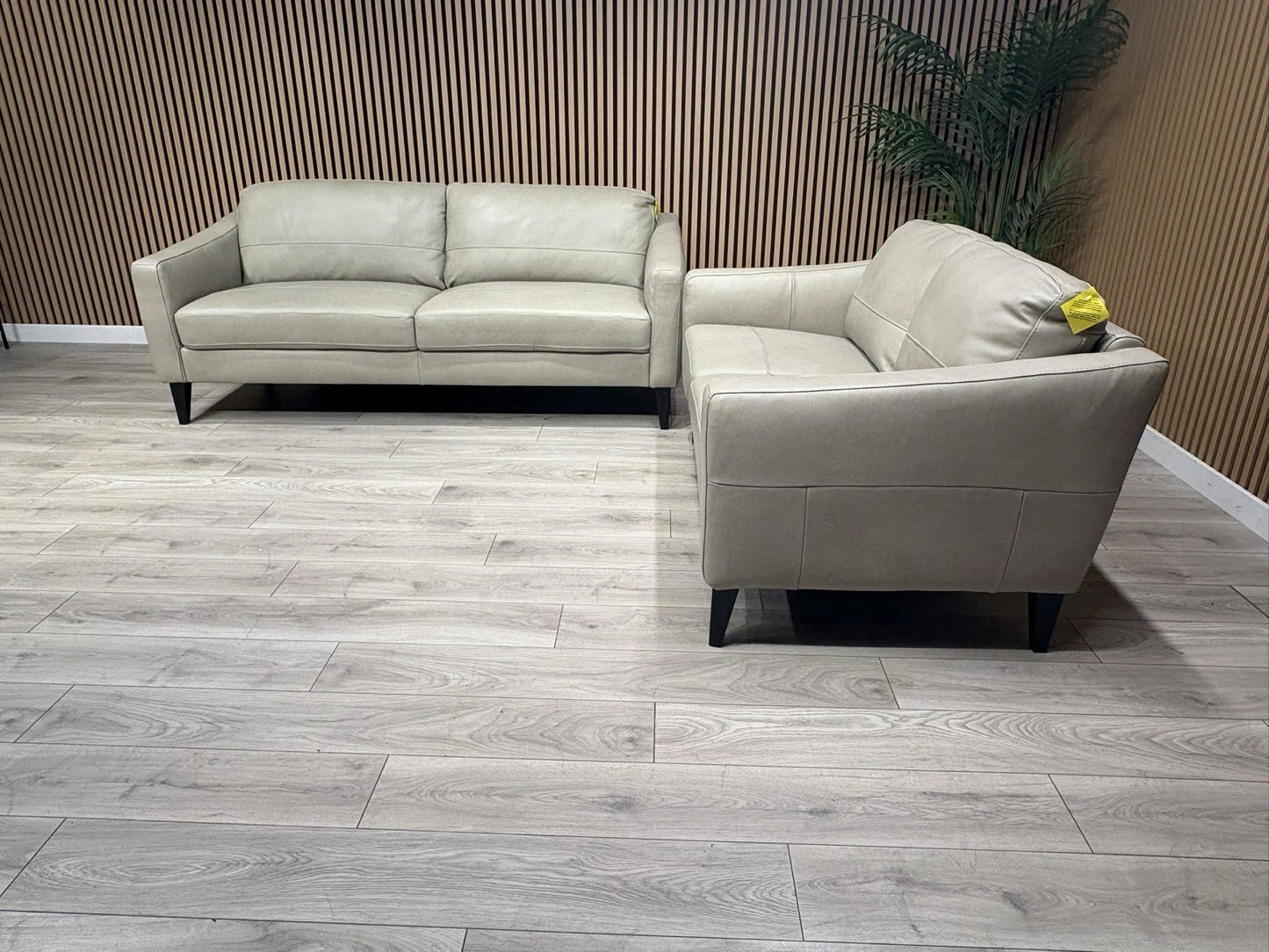 John Lewis BAILEY Style 3 Seater + 2 Seater Leather Sofa Set RRP £3978