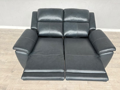 Furniture Village UTAH Leather 2 Seater Power Recliner, Lumbar Sofa - RRP £2,195