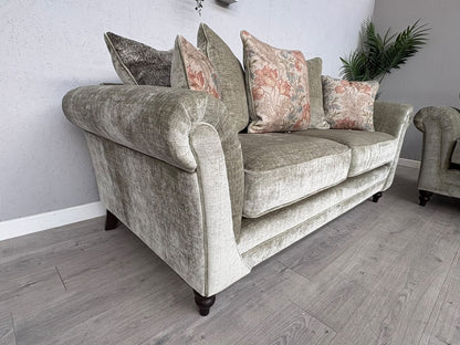DANBURY Chenille Fabric 3 Seater + 2 Seater Sofa Set RRP £3349