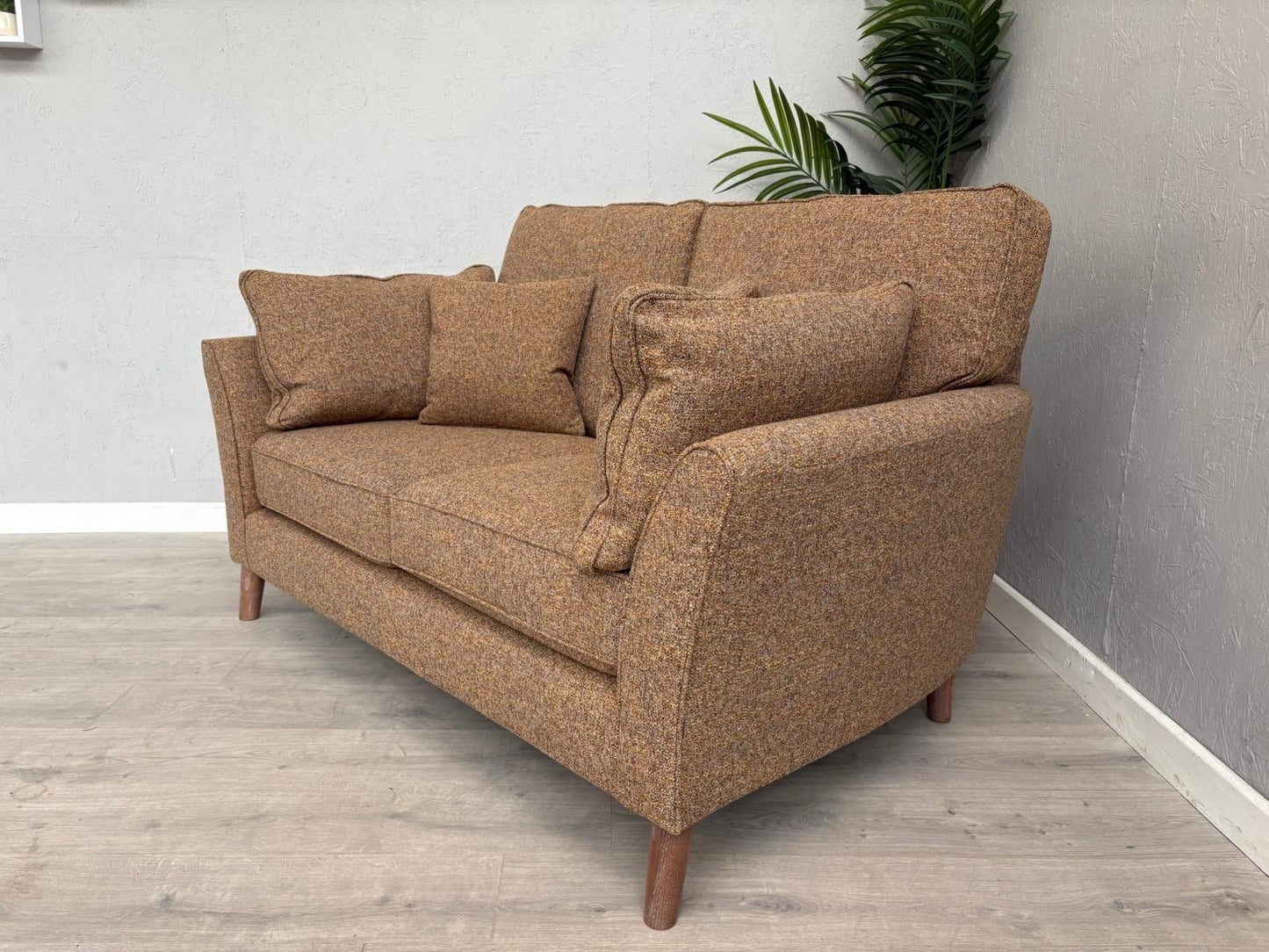 Westbridge DIXIE Small Fabric 2 Seater Sofa, Ochre - RRP £1,899