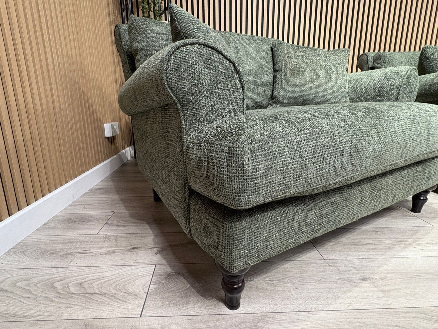 Laura Ashley LYNDEN Style Fabric 3 Seater Sofa + 2 x Armchairs Set - RRP £3695