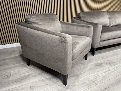 John Lewis BAILEY Style Fabric 3 Seater + Armchair Set - RRP £2995