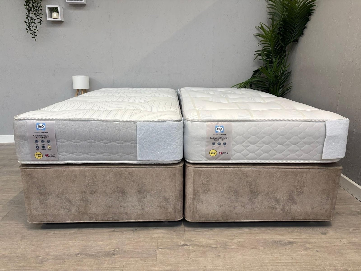 Sealy COLUMBIA Ortho Extra Firm 6ft Superking Zip & Link Mattress - RRP £1,499