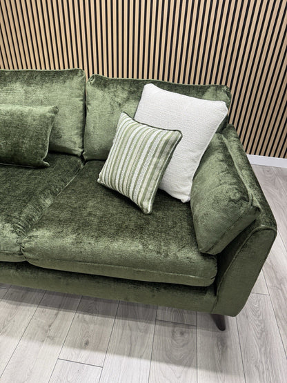 Very Home Sanremo Fabric Corner Group Sofa ( 2c2 )  Olive RRP £3199