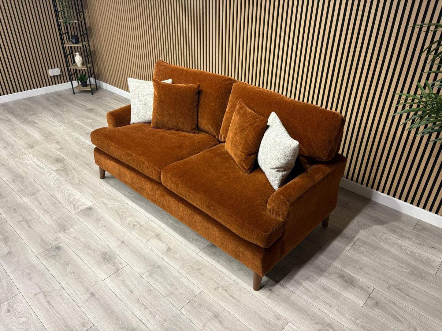 Furniture Village JACKSON Fabric Velvet 3 Seater Sofa - RRP £995