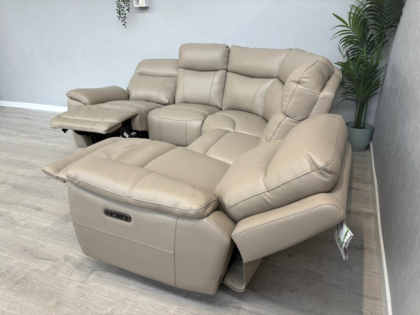 Furniture Village - SLOANE Leather Large Power Recliner Corner Sofa - RRP £1,995