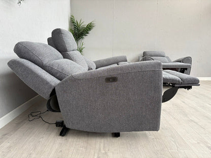 DFS Gilford 3 Seater Sofa + Armchair Power Recliner Sofa Set - RRP £1,748