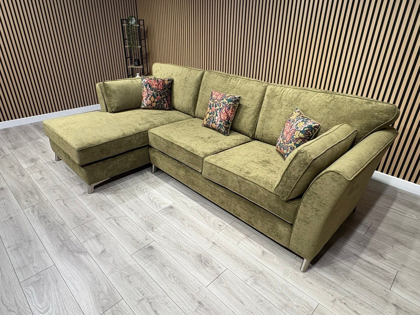 Furniture Village SASHA Fabric Large LHF Chaise Corner Sofa - RRP £3,295