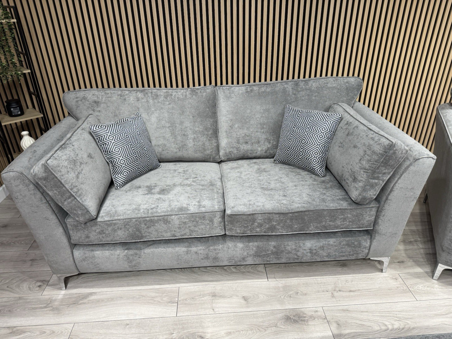 Furniture Village SASHA Fabric 3+2 Seater + Footstool Sofa Set - RRP £3490