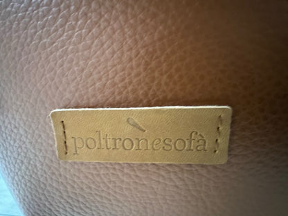 ScS Poltronesofa RUFFIO Leather 2 x 3 Seater Power Recliner Sofa Set - RRP £4498