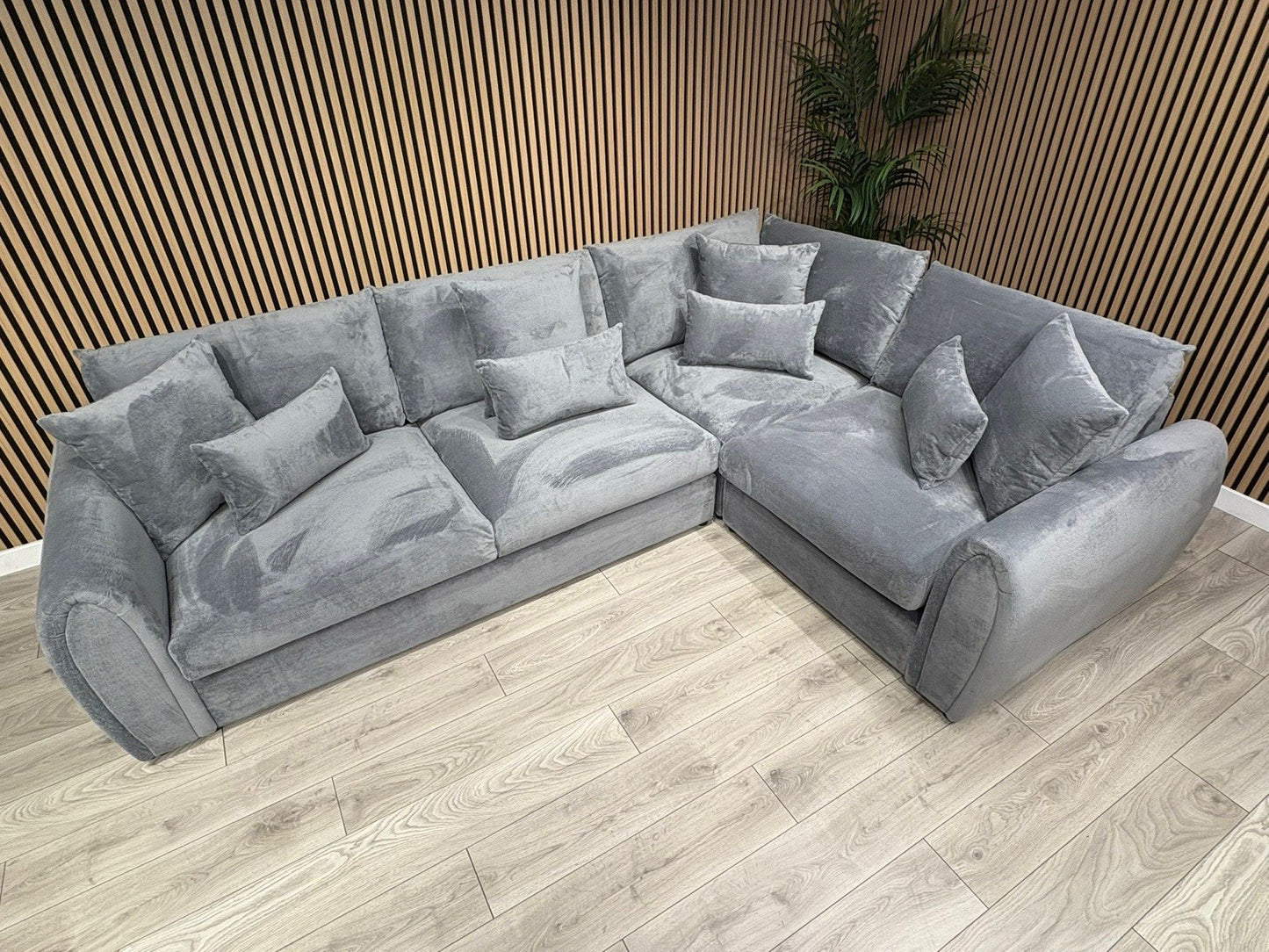 Sofology MARBLE ARCH Style Fabric RHF Corner Sofa, Grey - RRP £3,599