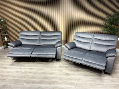 DFS Toledo Fabric 3+2 Seater Power Sofa Set RRP £2598