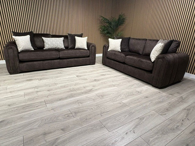 DEVINE Glamour Fabric Sofa Set, Bournville - Different Combinations Available