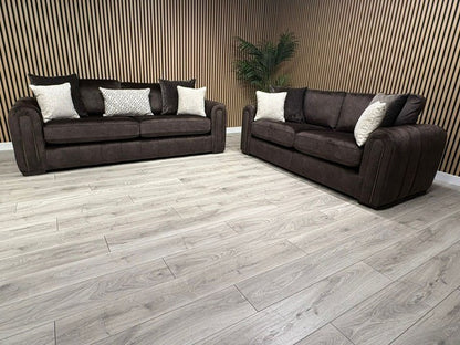 DEVINE Glamour Fabric Sofa Set, Bournville - Different Combinations Available