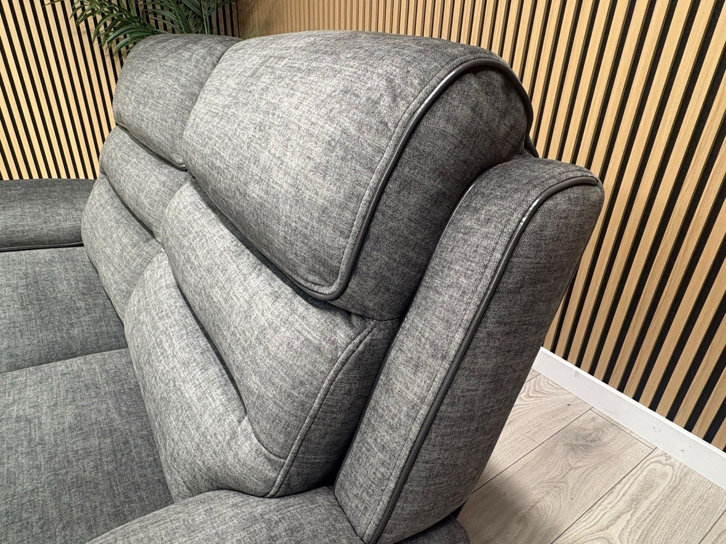 DFS New Lawson Power Recliner 3+2 Seater Sofa Set + Fold Down Table - RRP £2498