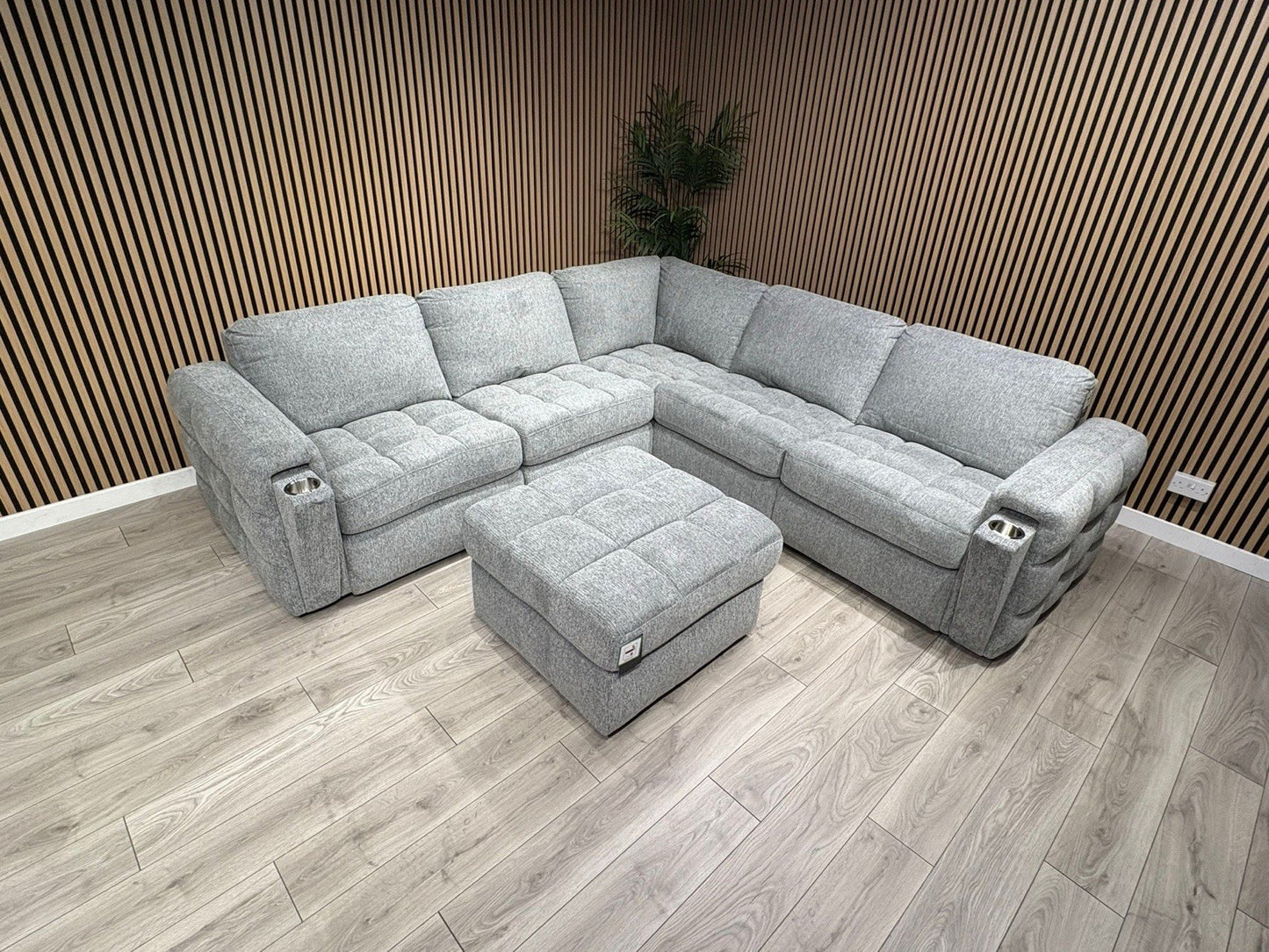 DFS - MAVAM Modular Premium Fabric 2 Corner 2 Sofa + Footstool - RRP £3499