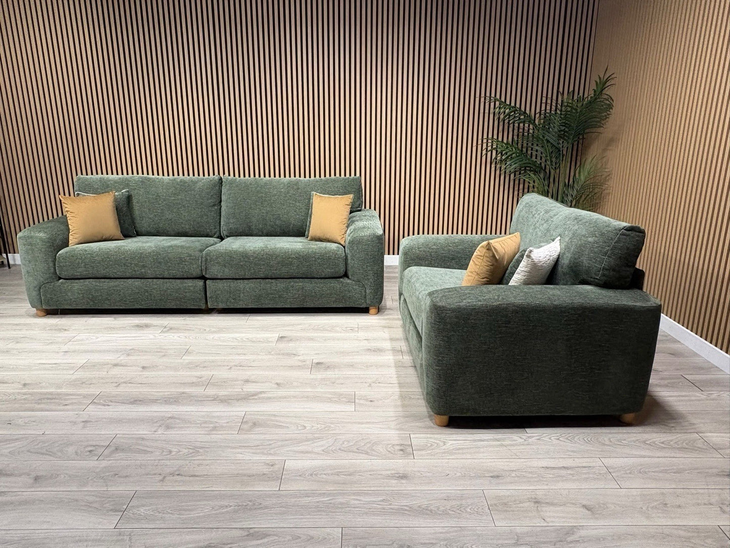 DFS Sample Enzo Fabric 4 Seater Sofa + Love Chair Set RRP £2799