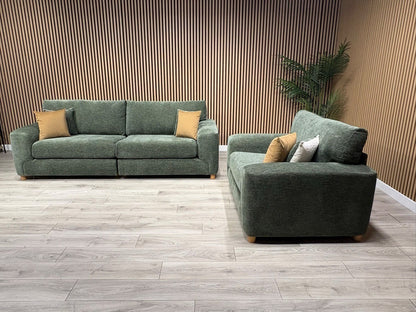 DFS Sample Enzo Fabric 4 Seater Sofa + Love Chair Set RRP £2799