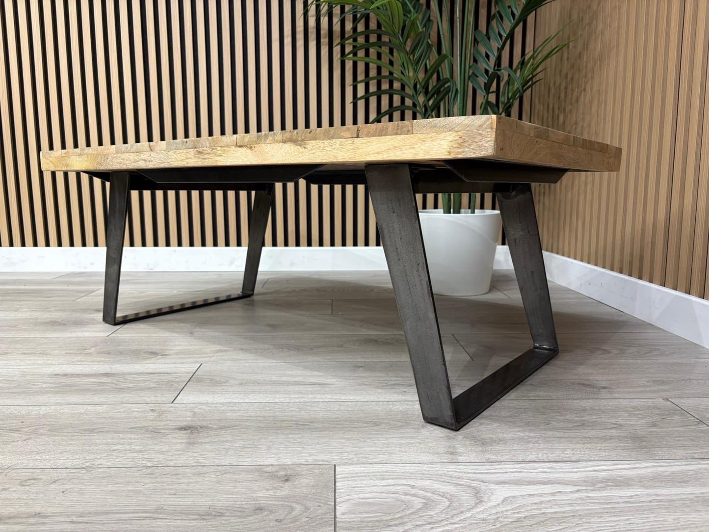 NEXT Sample - Geo Mango Wood Coffee Table - RRP: £559