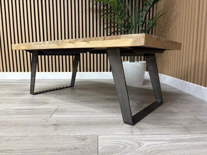 NEXT Sample - Geo Mango Wood Coffee Table - RRP: £559
