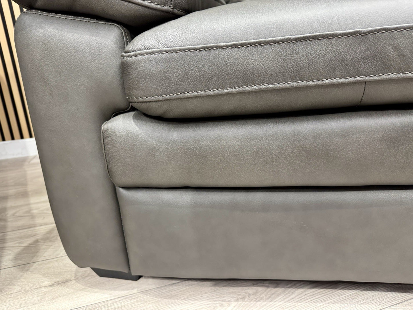 DFS Brooker Leather 3+3 Seater Static Sofa Set  - RRP £3790