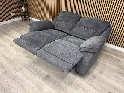 ORLANDO Fabric 2 Seater Power Recliner Sofa - RRP £1599