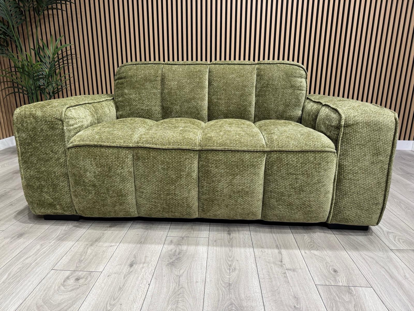 PARIS Fabric 3 Seater + 2 Seater Sofa Set, Olive - RRP £2,578