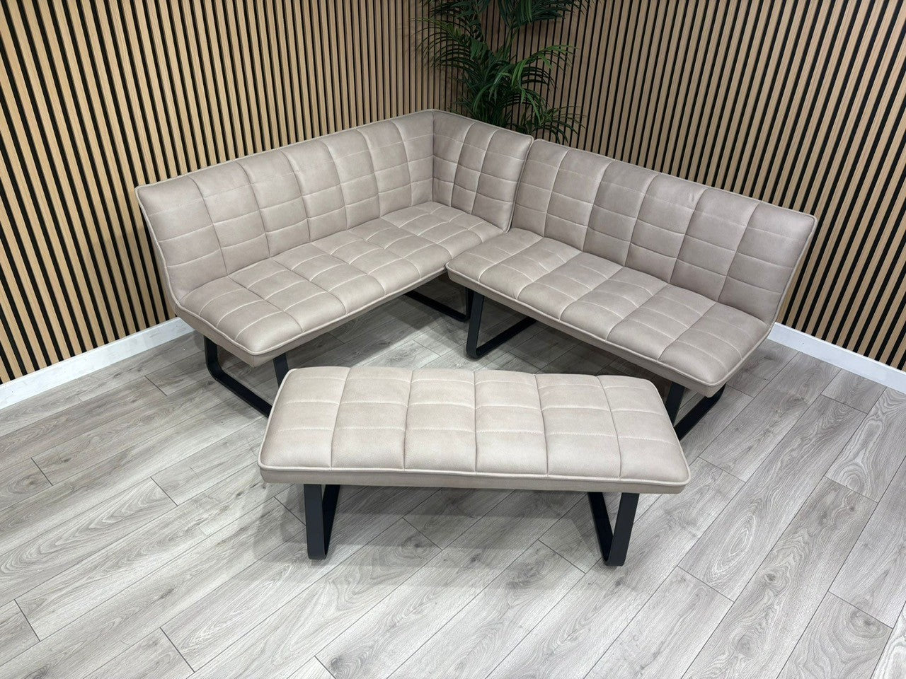 Furniture Village- LIMA Fabric Corner Bench Set, RRP: £1299