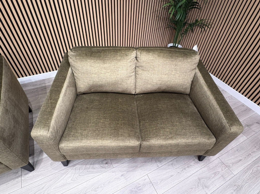 John Lewis BAILEY Style Fabric 2 Seater Sofa, Olive - RRP £1590