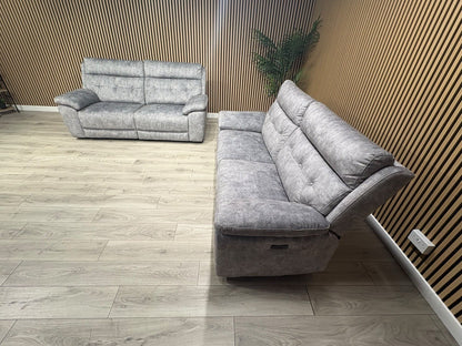 SCS Belford 3+3 Seater Power Recliner Sofa Set with Head Tilt - RRP £2698
