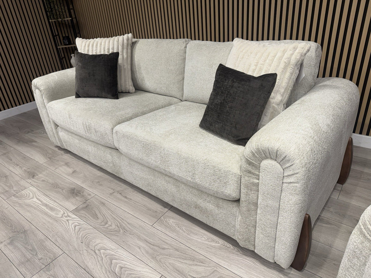 Charlie Marble Arch Style 3 Seater + Love Chair Fabric Sofa Set - RRP £3098