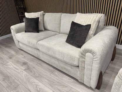Charlie Marble Arch Style 3 Seater + Love Chair Fabric Sofa Set - RRP £3098