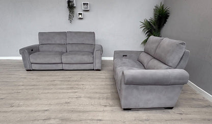 Furniture Village NIXON Fabric 3+2 Seater Power Recliner Sofa Set - RRP £2,290